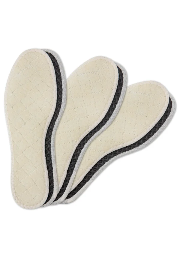 3 PAIR PACK ALU TECH  SET WARM AND COMFY - Insole - white
