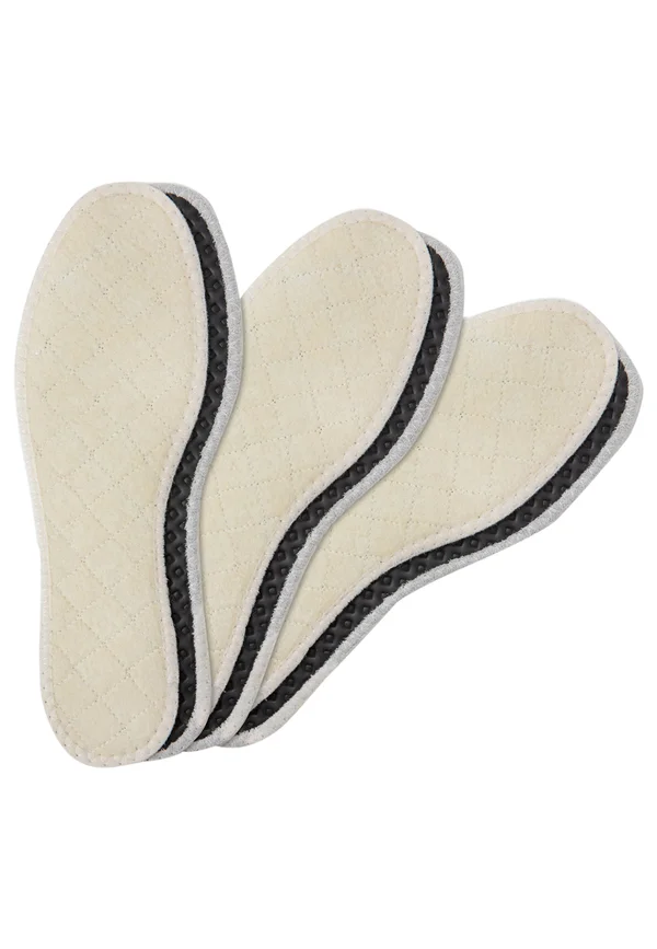 3 PAIR PACK ALU TECH WINTER SET, WARM AND COMFY (46 EUR / 12 UK  - Insole - white