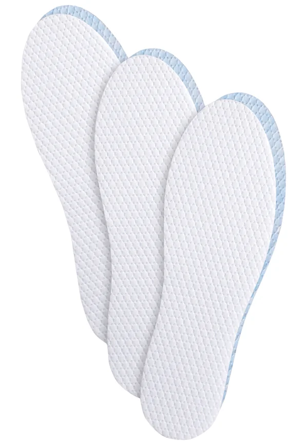 3 PAIR PACK ULTRA FRESH DEODORIZING COMFORT WITH MICRO CAPSULES - Insole - white