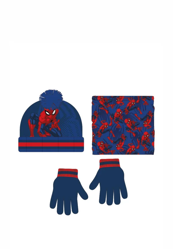3 SET PIECES SPIDERMAN - Gloves - red