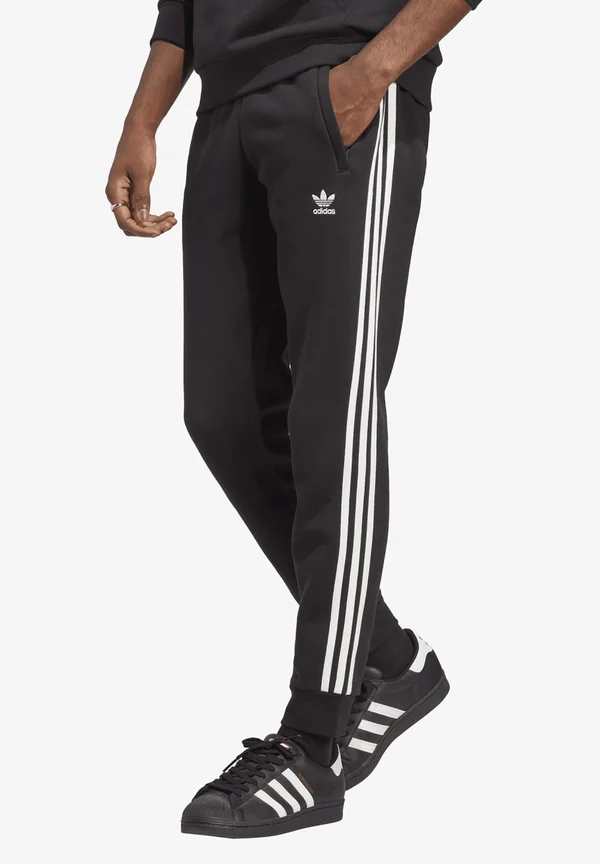 3-STRIPES - Tracksuit bottoms - black