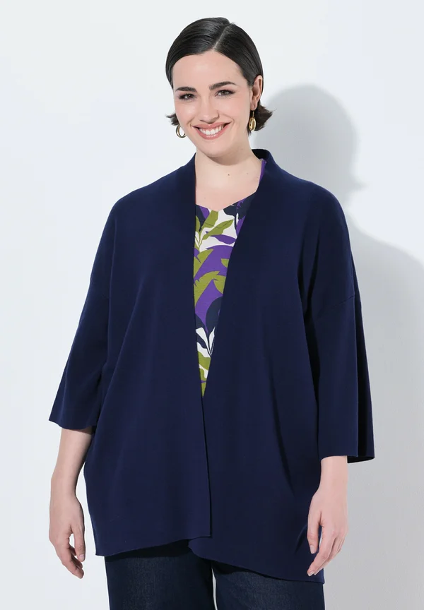 3/4 SLEEVE - Cardigan - marine