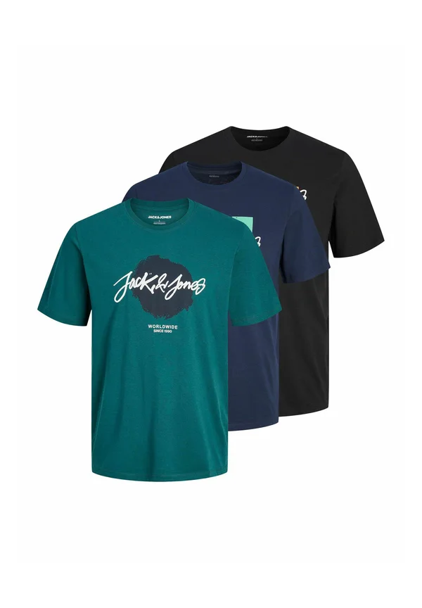 3ER-PACK - Print T-shirt - navy blazer