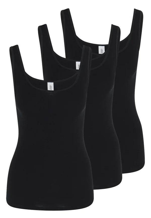 3ER PACK - Undershirt - schwarz