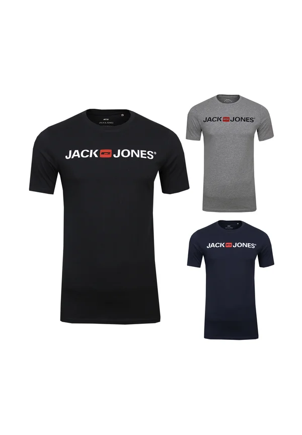 3ER SPARSET - Print T-shirt - grey