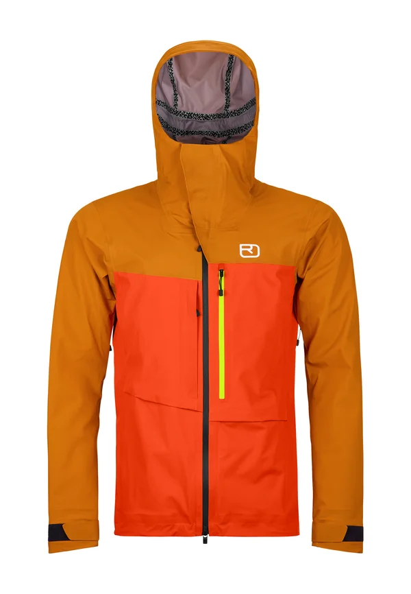 3L RAVINE SHELL - Hardshell jacket - hot orange