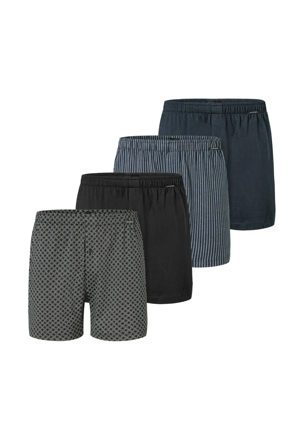 4 PACK - Boxer shorts - blau schwarz grau
