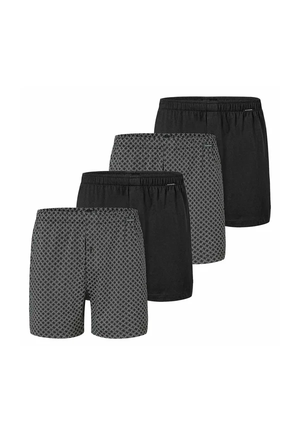 4 PACK - Boxer shorts - schwarz weiß