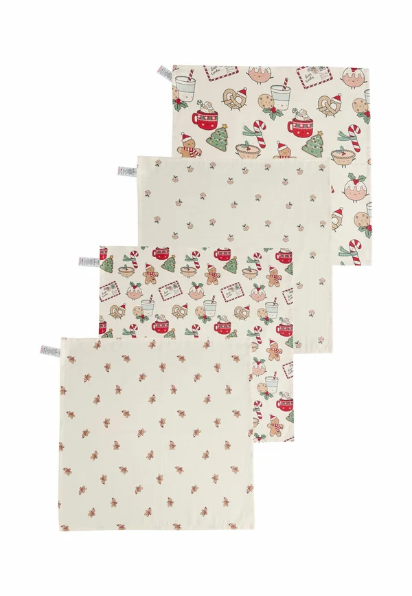 4 PACK - REGULAR FIT - Muslin blanket - christmas