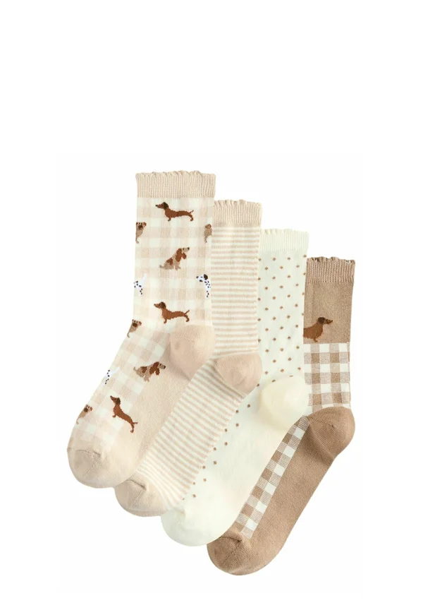 4 PACK - Socks - neutral dogs