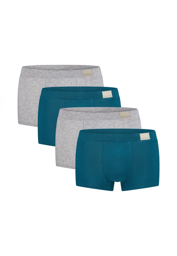 4ER PACK GO HIPSTER - Trunks - grau/türkis