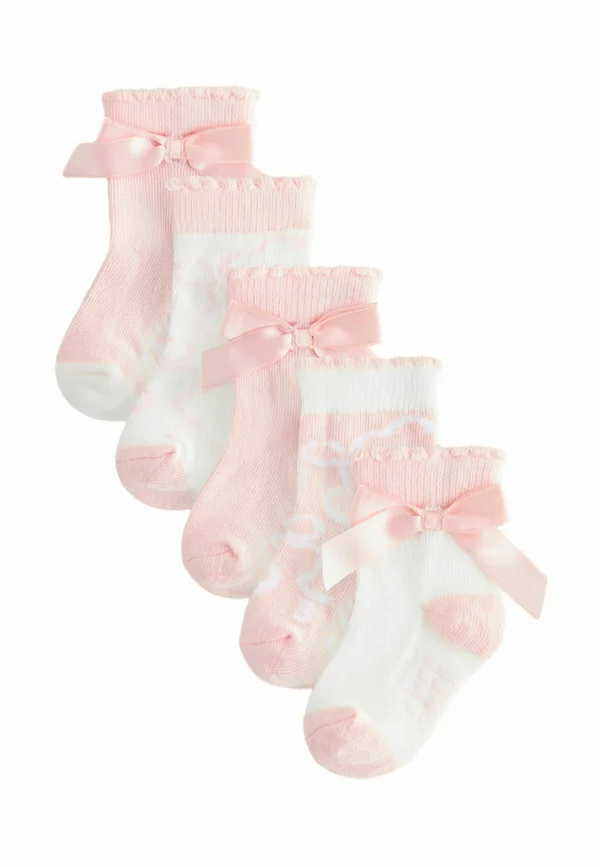 5 PACK BRANDED - Socks - pink bow
