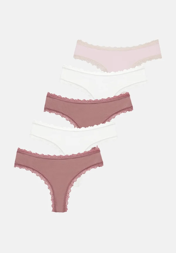 5 PACK - Briefs - rose/white/beige