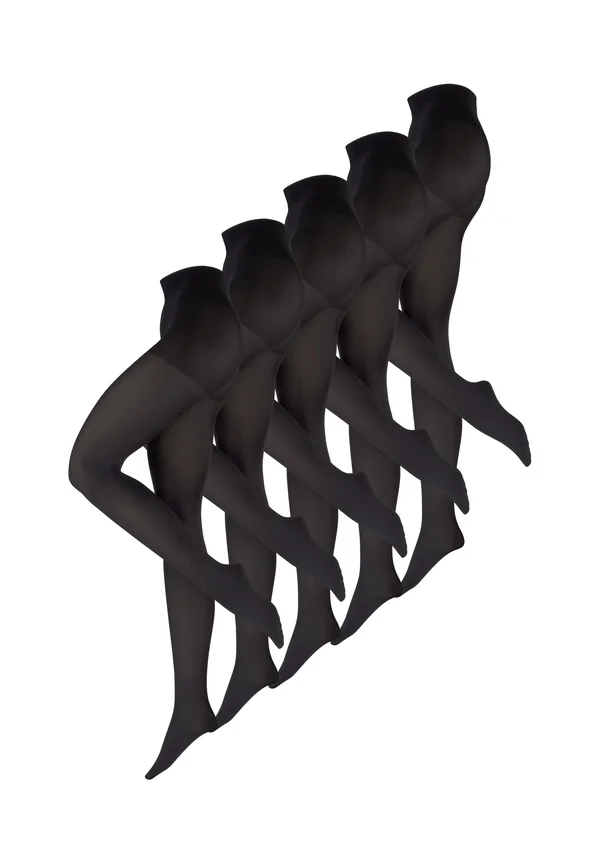 5-PACK FEINS - Tights - schwarz