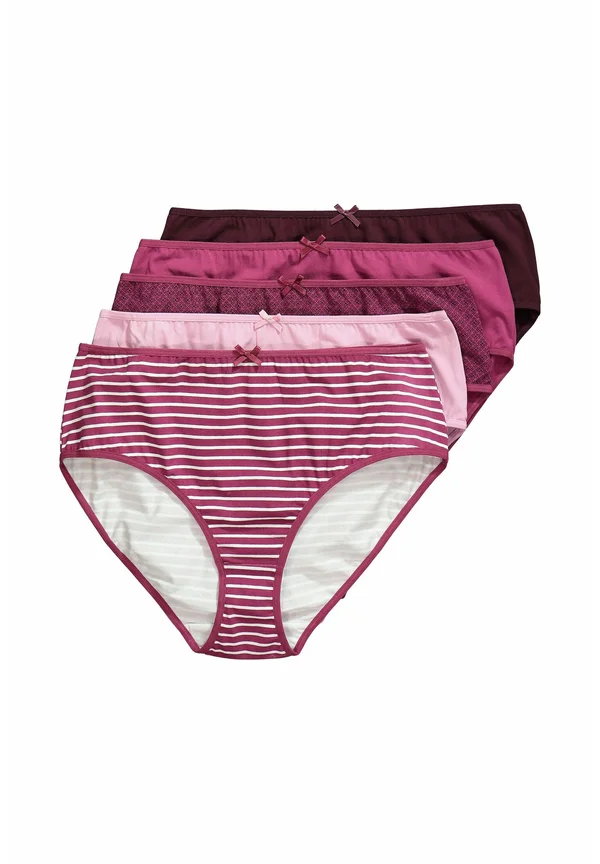 5 PACK OF MIDI - TILE PRINT - Briefs - fuchsia pink