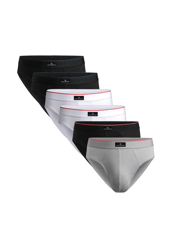 6 PACK - Briefs - black/white/red/grey