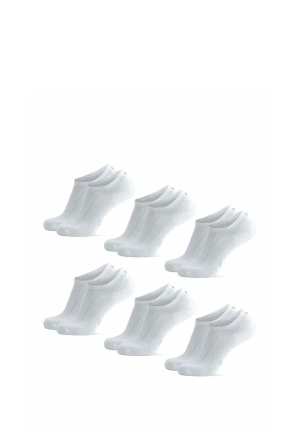 6-PACK - Trainer socks - white