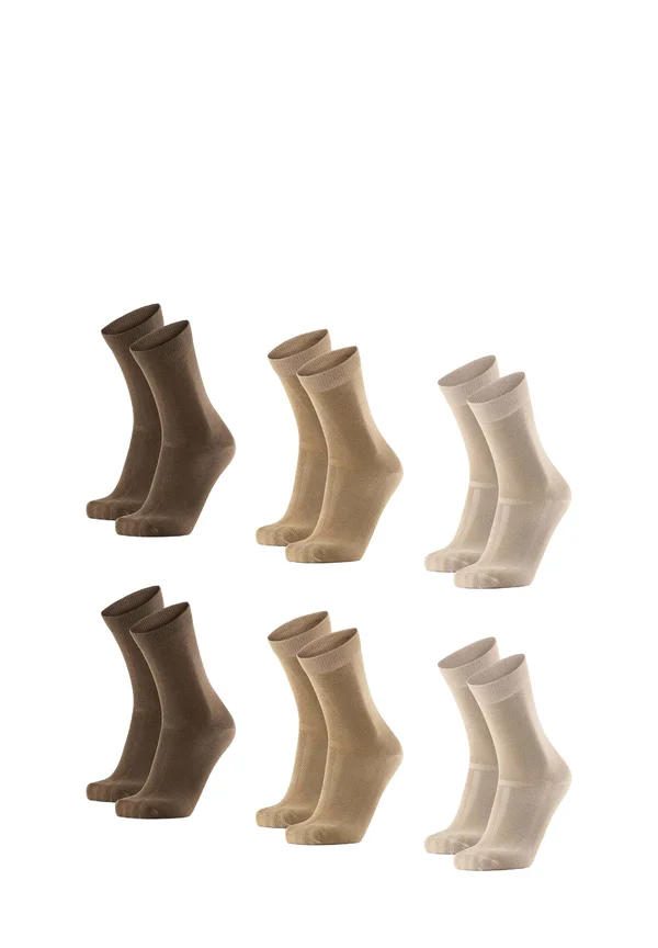 6-PACK ULTRASOFT - Socks - sand/beige/brown
