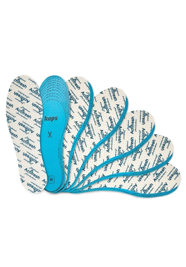 6 PAIRS REFRESHING ANTI-BACTERIAL SHOE INSOLES CUT TO FIT - Other accessories - white