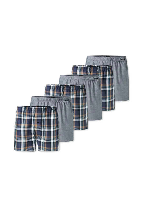 6ER PACK  - Boxer shorts - dunkelblau/grau