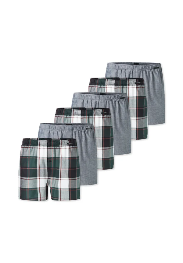 6ER PACK  - Boxer shorts - grün/grau
