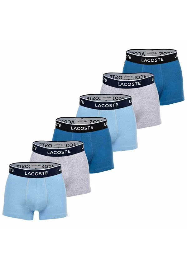 6ER PACK - CASUAL STRETCH LOGOBUND - Trunks - blau/grau