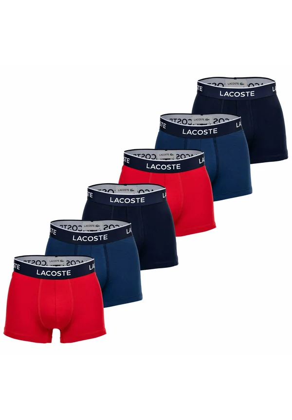 6ER PACK - CASUAL STRETCH LOGOBUND - Trunks - blau/rot