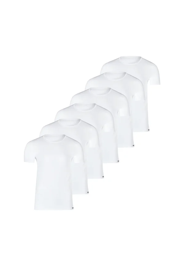 6ER PACK - Undershirt - weiß