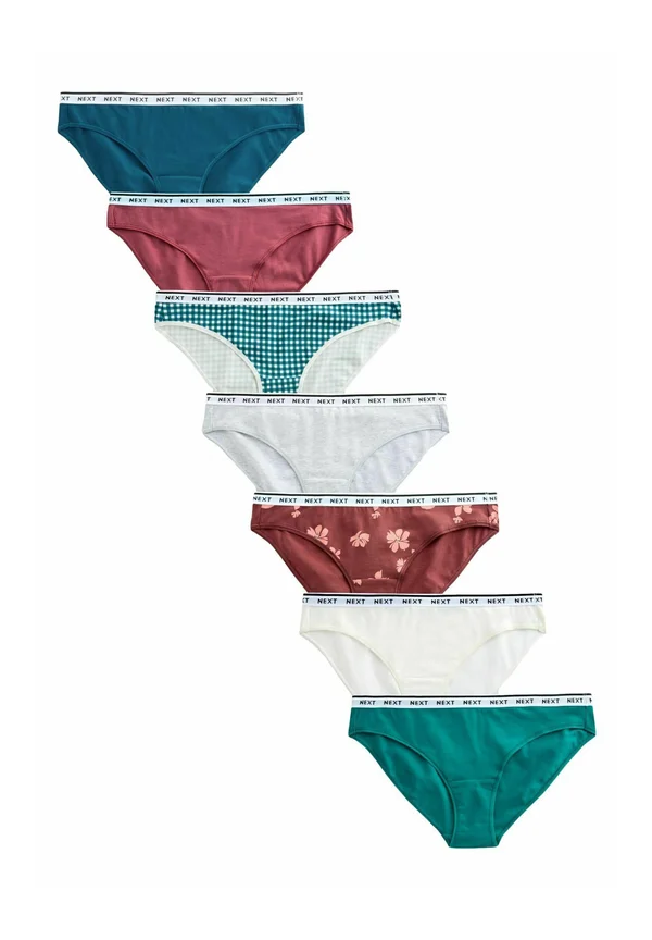 7 PACK - Bikini bottoms - gingham print