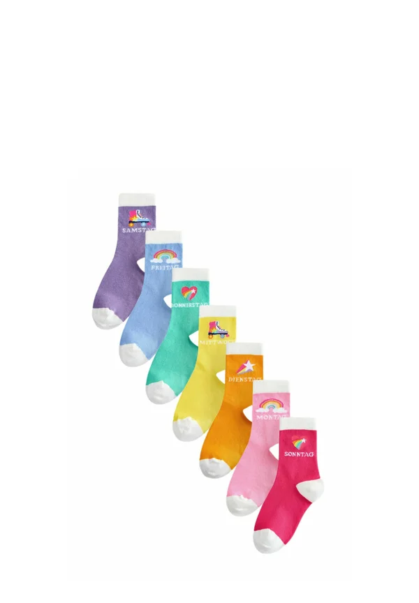 7 PACK  - Socks - pastel rainbow