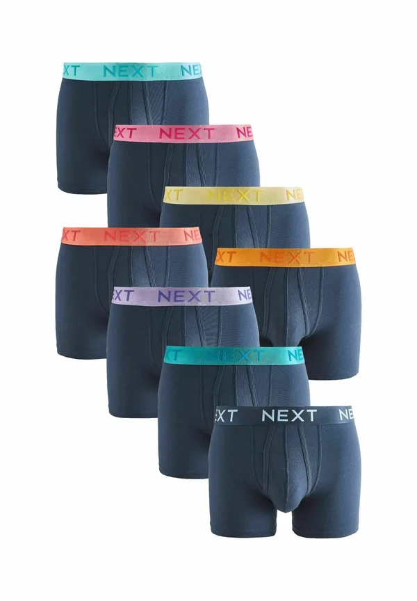 A-FRONT 8 PACK - Trunks - navy bright waistband