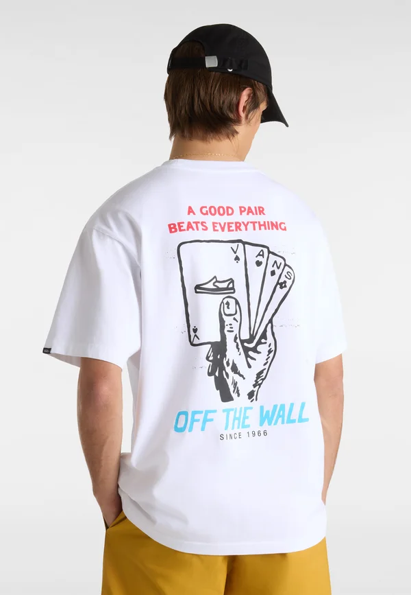 A GOOD PAIR LOOSE FIT - Print T-shirt - white