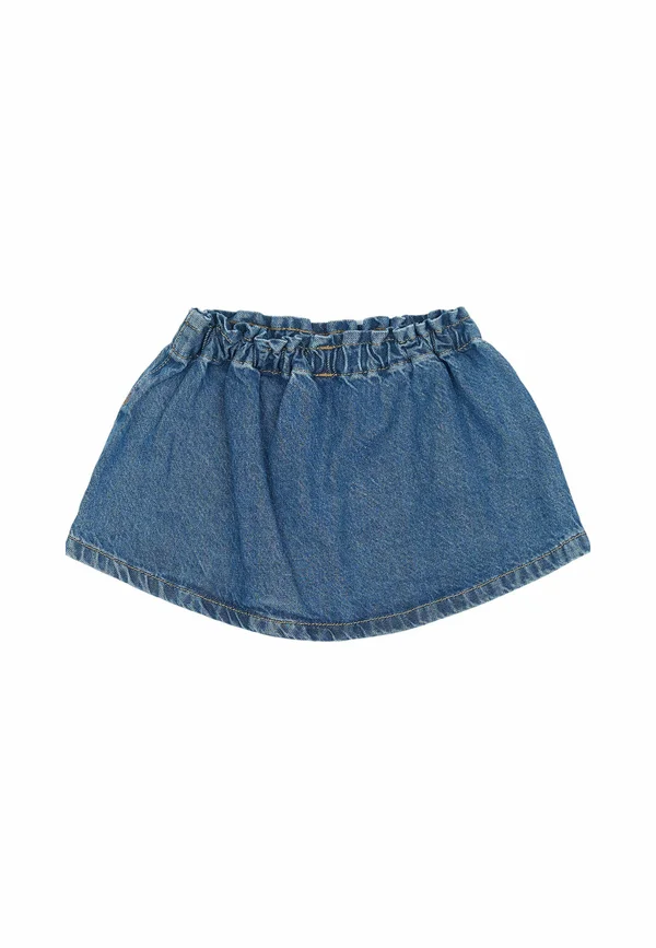 A-line skirt - medium blue denim