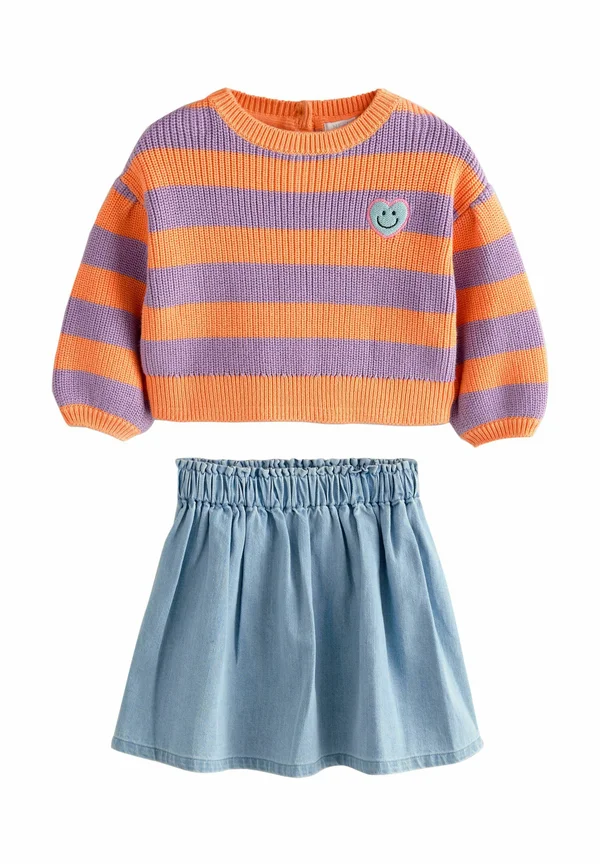 A-line skirt - orange