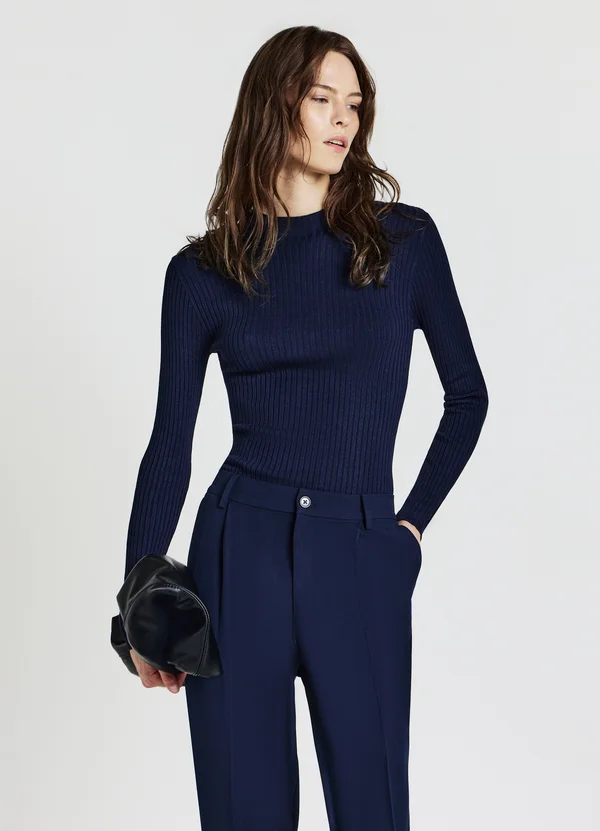 A MANICHE LUNGHE - Jumper - blu notte