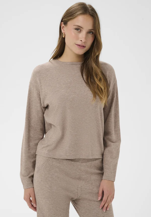 AAMBERSZ PULLOVER - Jumper - mocha meringue melange