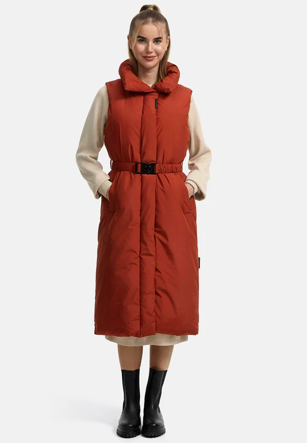 ABENDLIED XIV - Waistcoat - terracotta