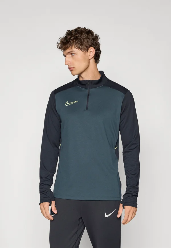 ACADEMY DRILL TOP - Long sleeved top - seaweed/black/limelight