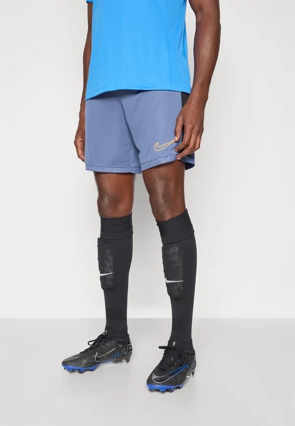 ACADEMY SHORT - Sports shorts - diffused blue/black/university gold-coloured