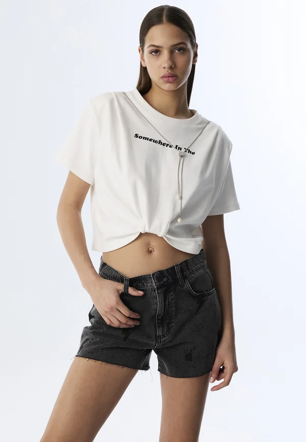 ACCESSORIZED - Print T-shirt - white