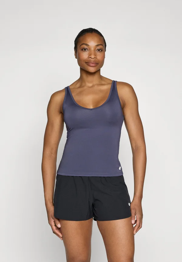 ACE DEEP NECK TANK  - Top - odyssey gray