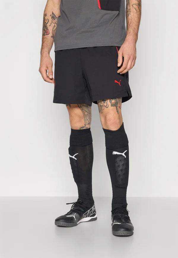 ACM RELAXED SHORTS - Club wear - black/for all time red