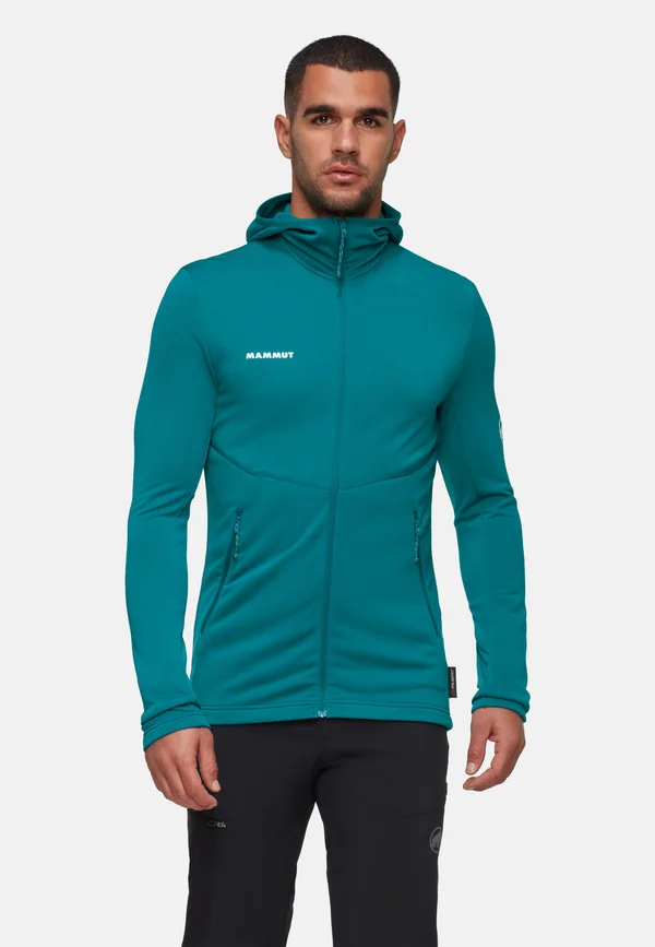 ACONCAGUA HOODED - Fleece jacket - deep teal