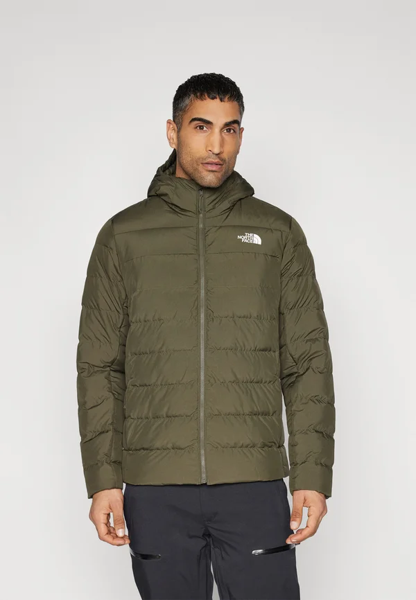 ACONCAGUA HOODIE - Down jacket - new taupe green