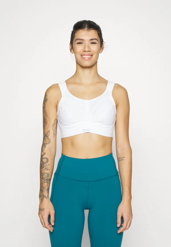 ACTIVE D+ CLASSIC - High support sports bra - white