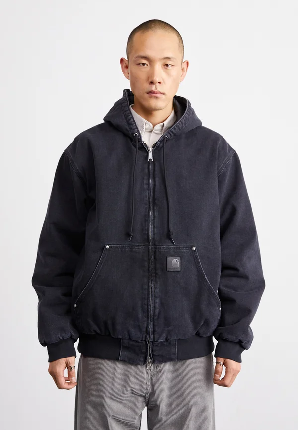 ACTIVE RIVET JACKET MAITLAND - Denim jacket - black