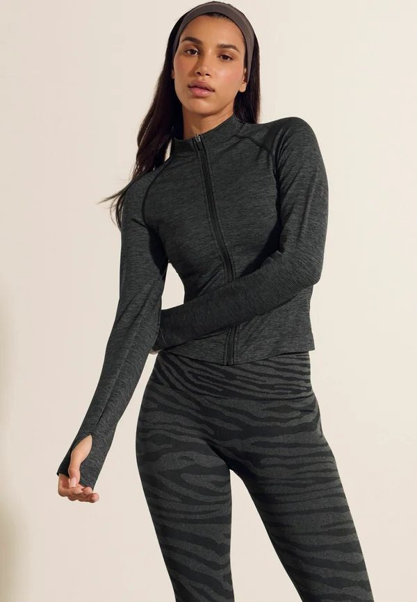 ACTIVE THROUGH - Training jacket - charcoal grey