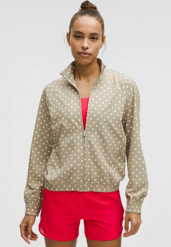 ADAPTED STATE TRACK  - Outdoor jacket - simple polka white sheer oak