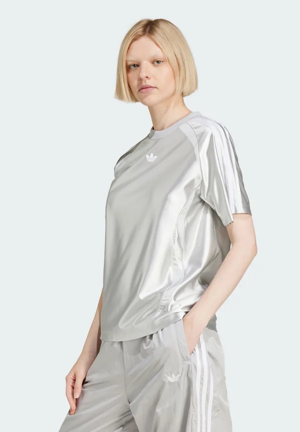 ADICOLOR TEAMGEIST LOOSE - Print T-shirt - grey two