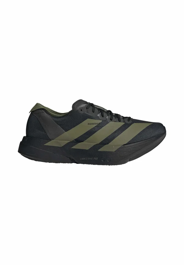 ADIZERO ADIOS PRO 4 - Road running shoes - core black focus olive charcoal